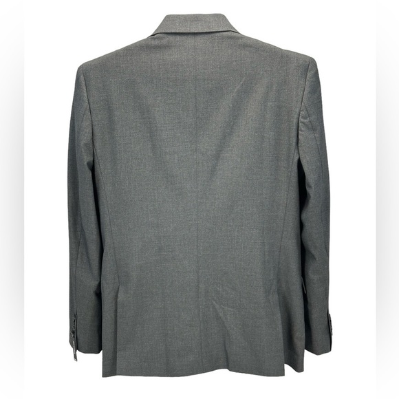 DKNY Single Breasted Double Button Blazer Suit Jacket - Charcoal - size 46R - Picture 2 of 8